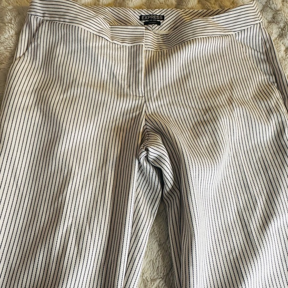 Express Monochrome Striped Trousers - Picture 2 of 10
